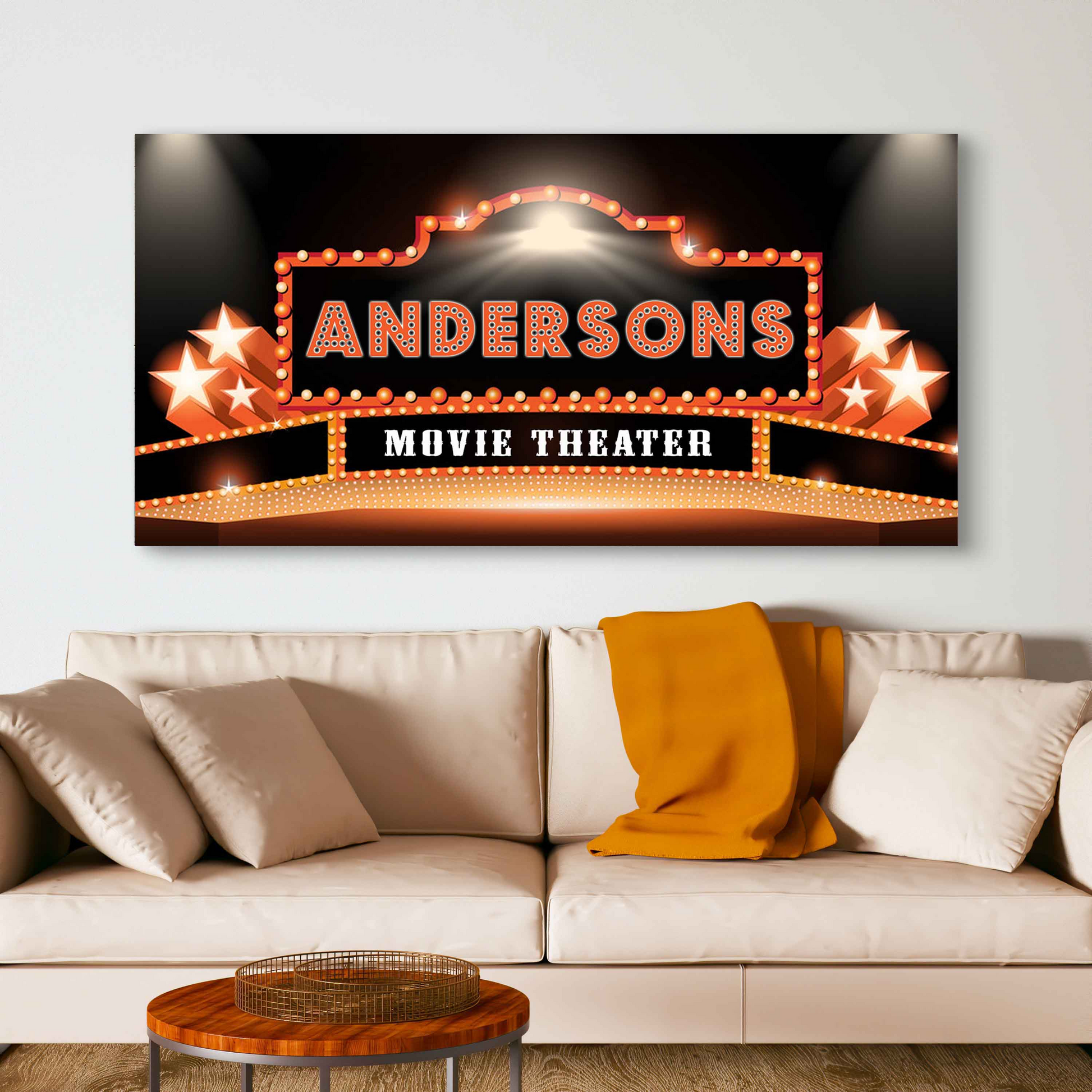 Theater Sign II Style 1 - Image by Tailored Canvases