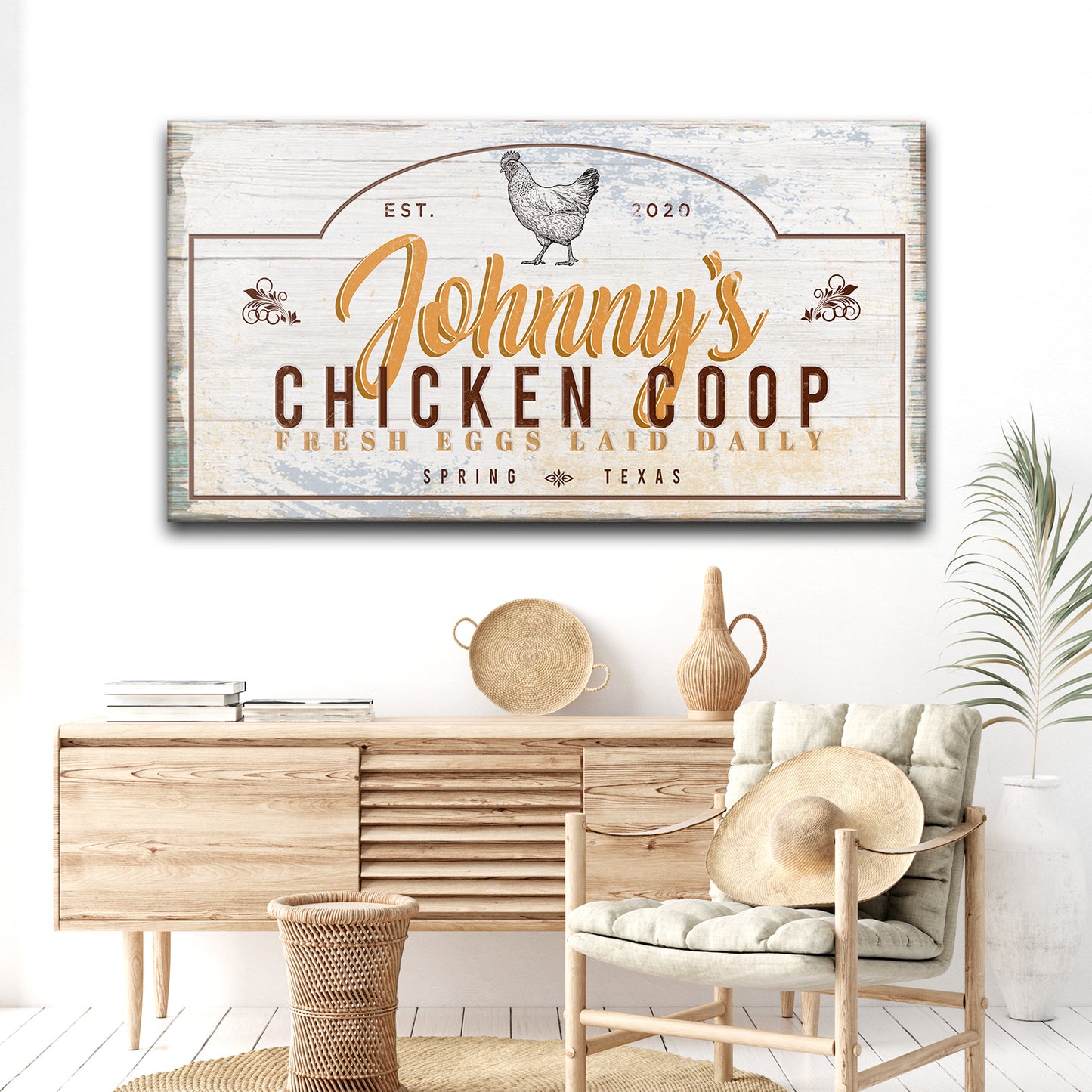 Chicken Coop Sign IV - Image by Tailored Canvases