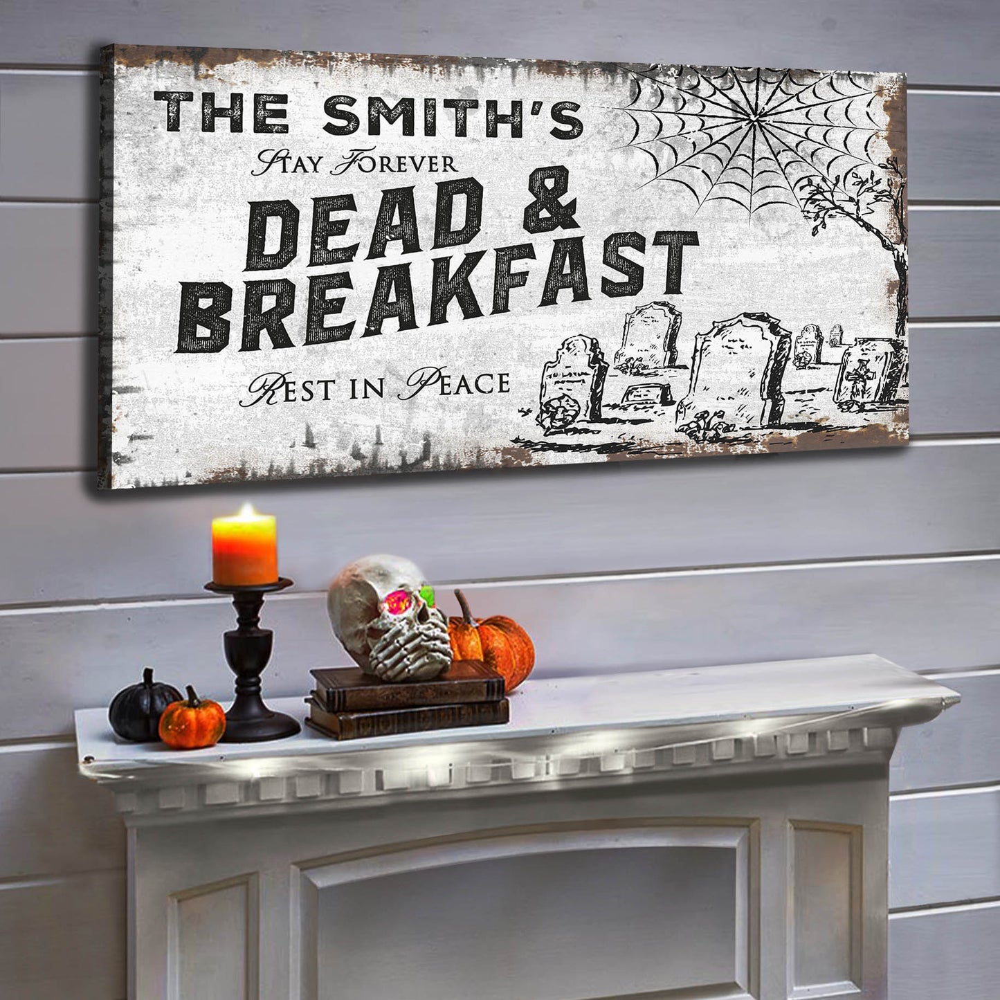 Dead and Breakfast Sign Style 1 - Image by Tailored Canvases