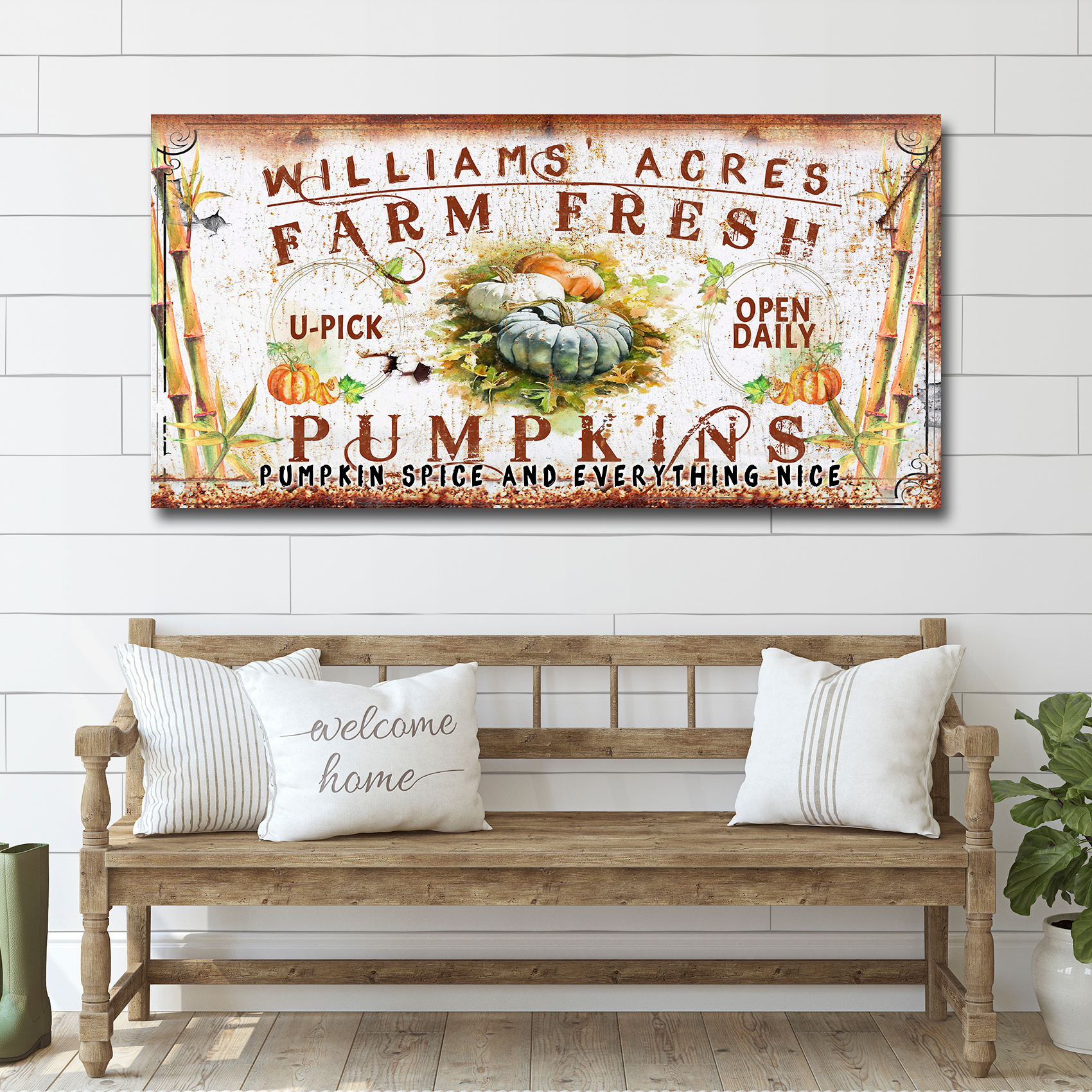 Farm Fresh Pumpkins Style 3 - Image by Tailored Canvases