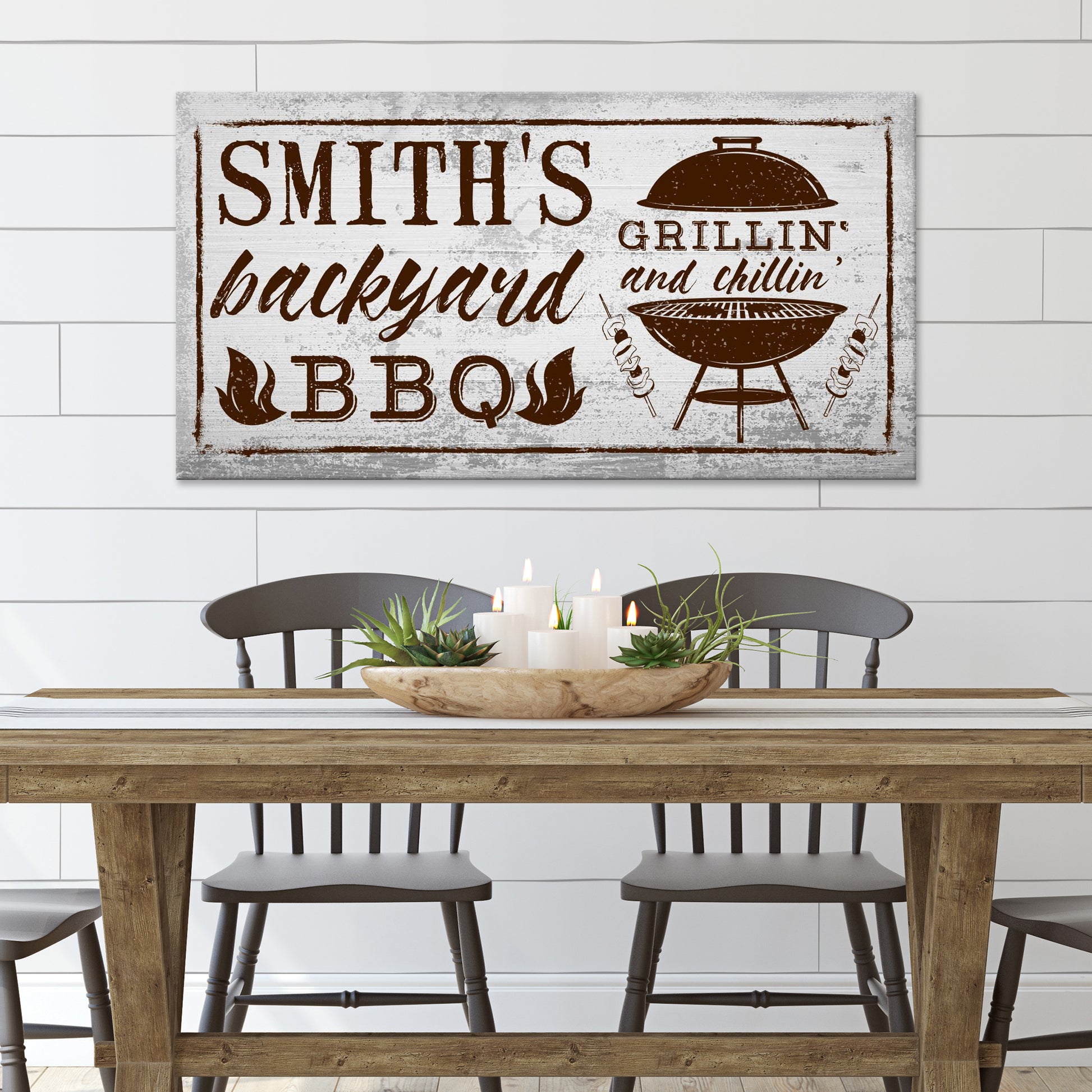 Backyard Barbeque Grill Sign Style 1 - Image by Tailored Canvases