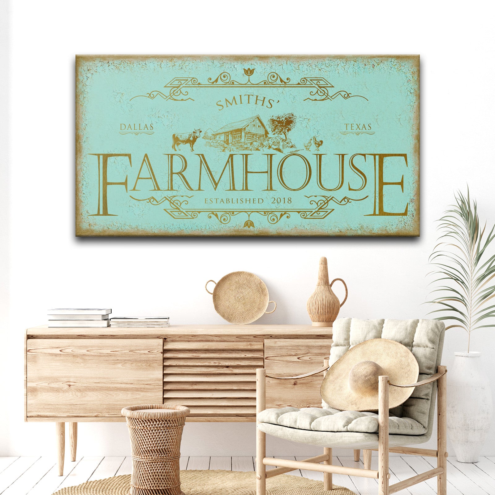 Rustic Farmhouse Sign IV - Image by Tailored Canvases