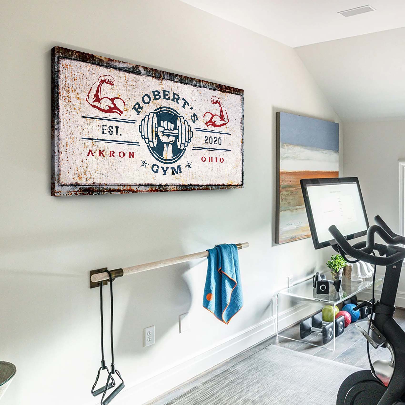 Gym Sign V - Image by Tailored Canvases