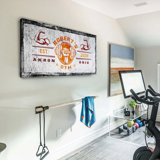 Gym Sign V Style 4 - Image by Tailored Canvases