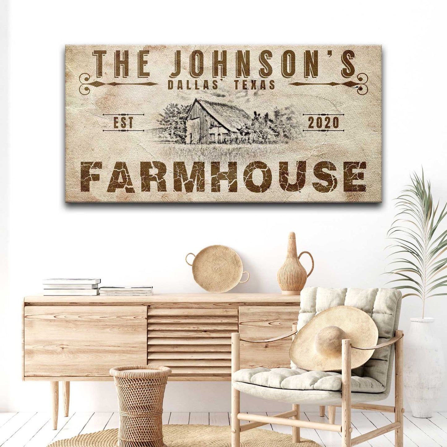 Rustic Farmhouse Sign V - Image by Tailored Canvases