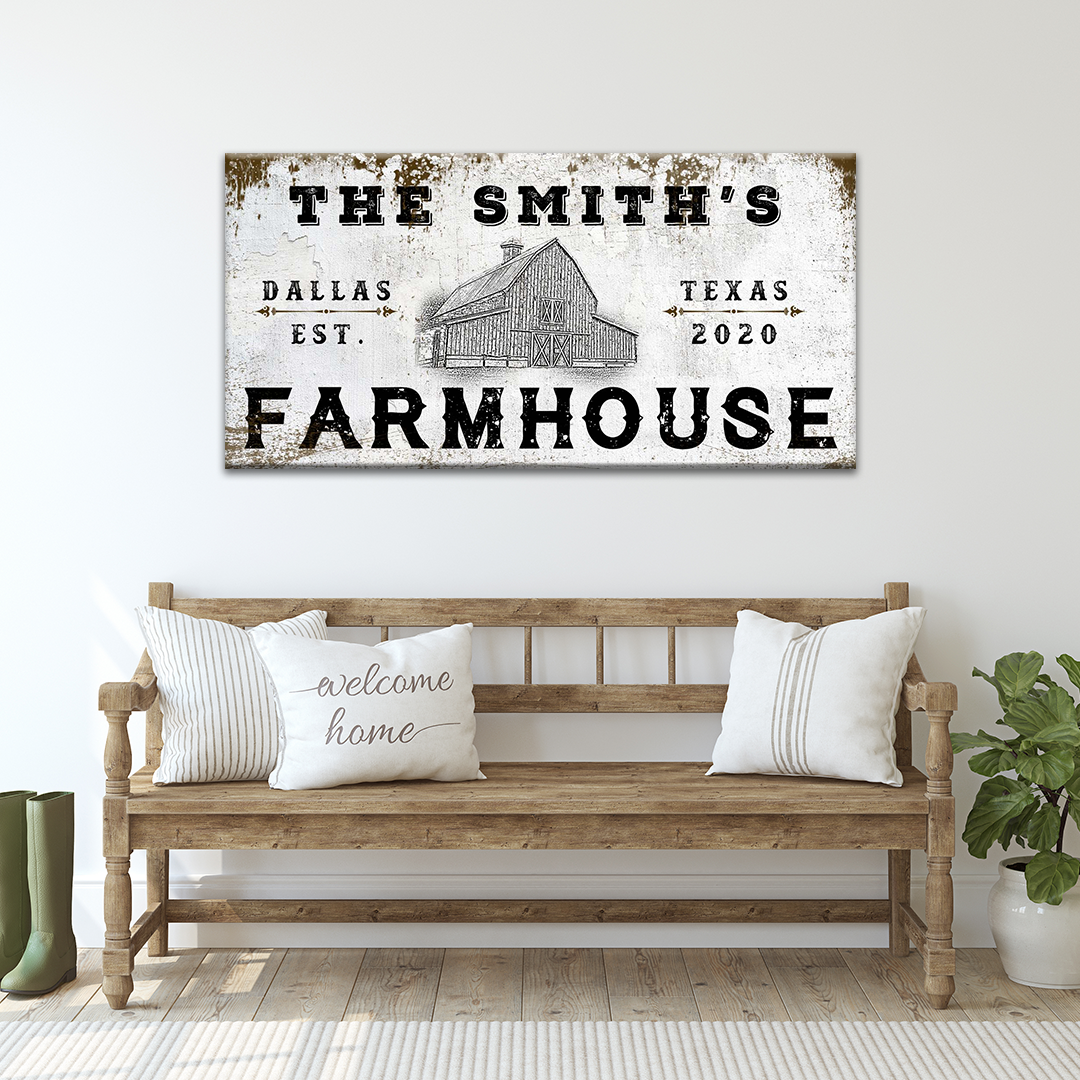Farmhouse Sign IV - Image by Tailored Canvases