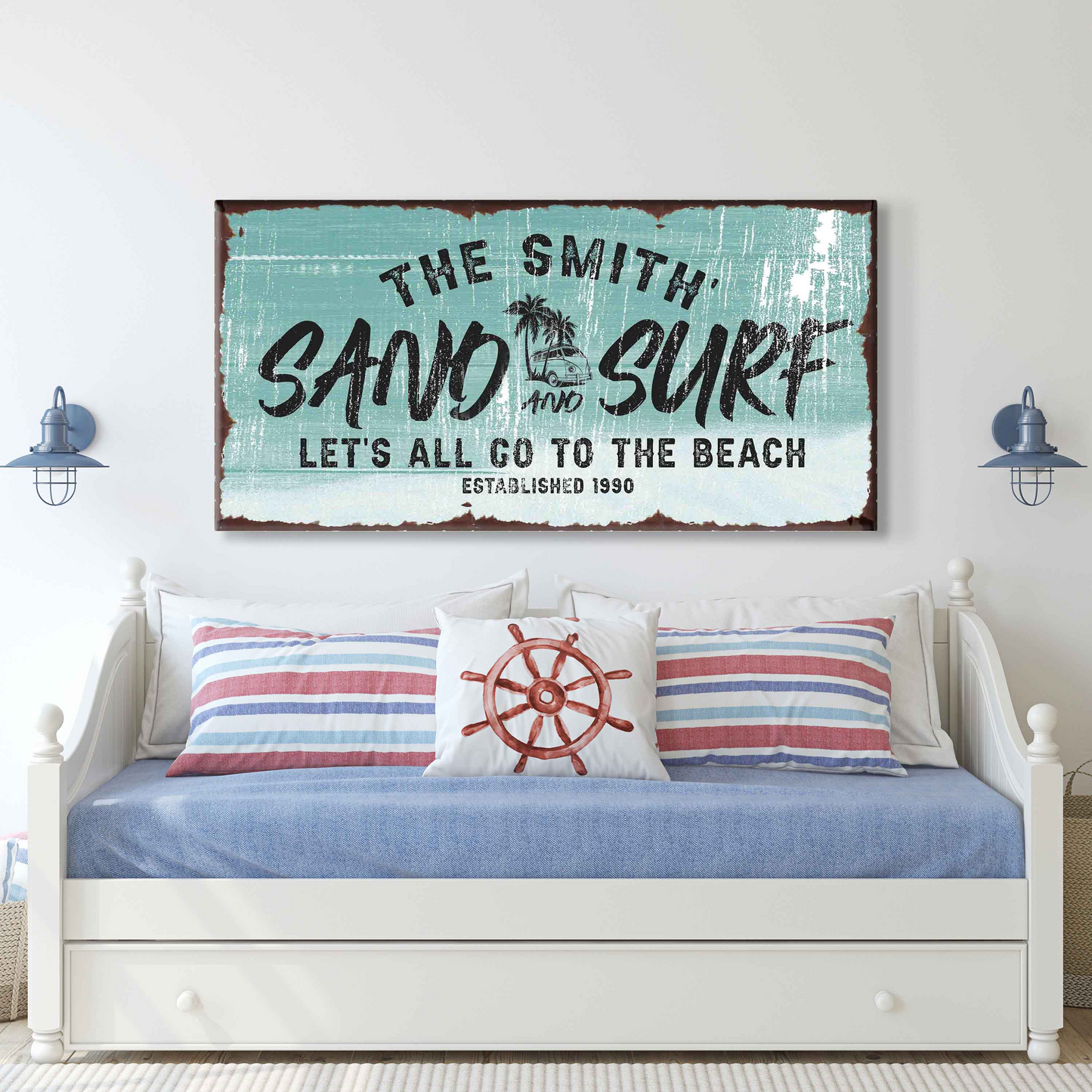 Sand and Surf Sign II Style 2 - Image by Tailored Canvases