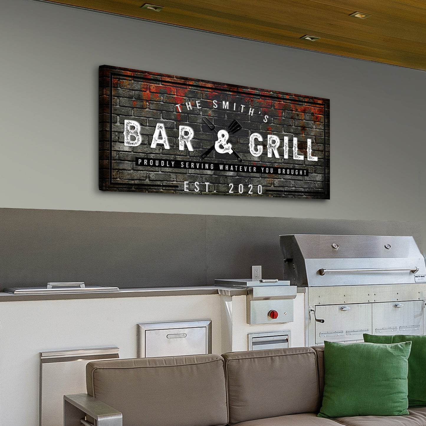 Bar and Grill Sign II (Free Shipping)