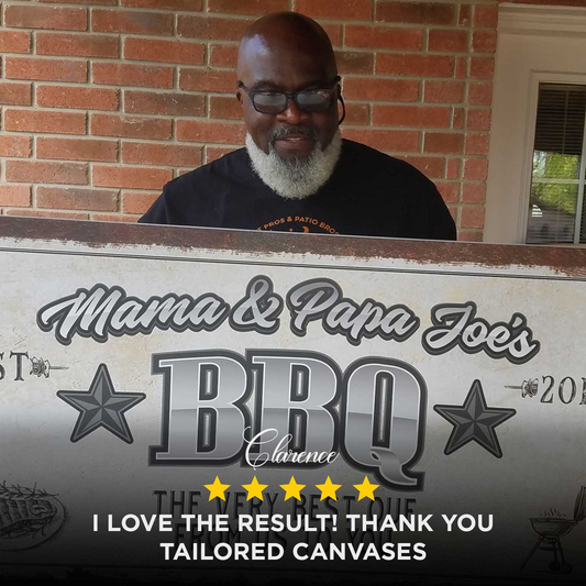 Bar and Grill Sign  Style 2 - Image by Tailored Canvases