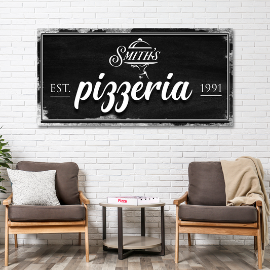 Pizzeria Sign Style 3 - Image by Tailored Canvases