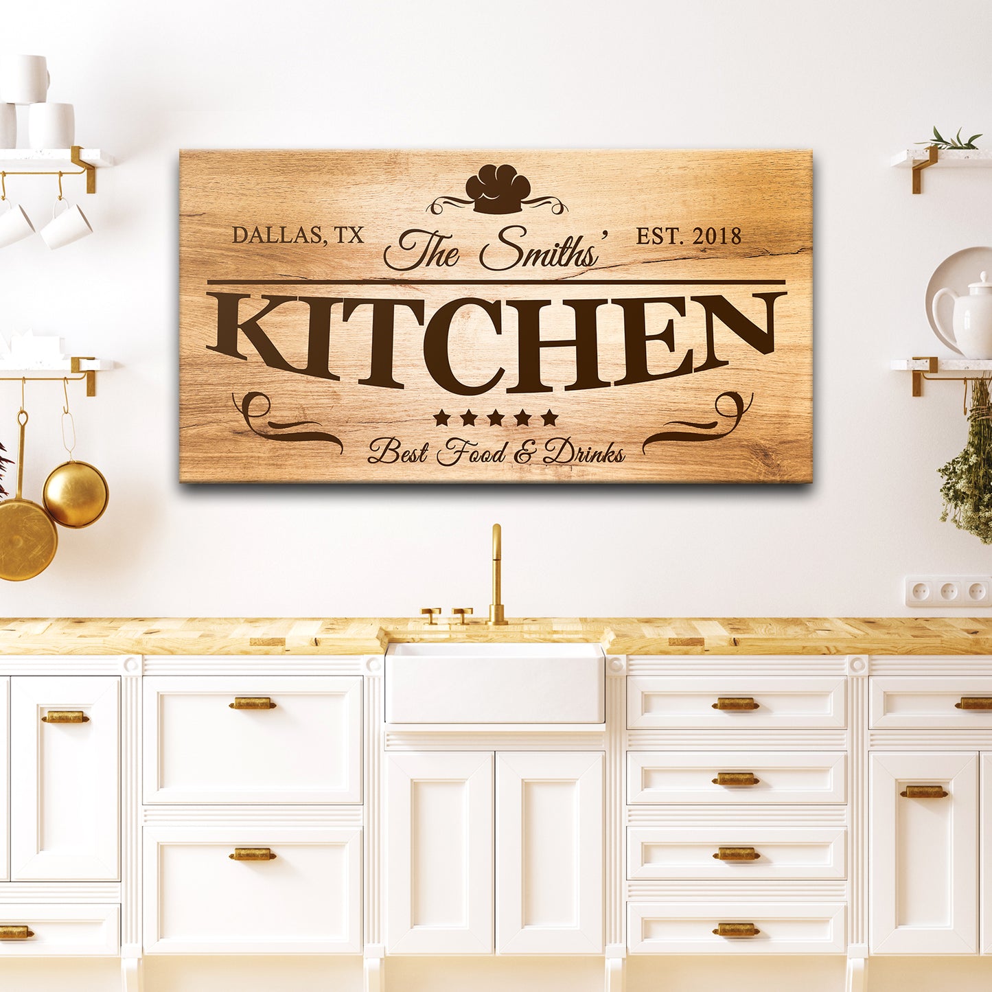Family Kitchen Sign II - Image by Tailored Canvases