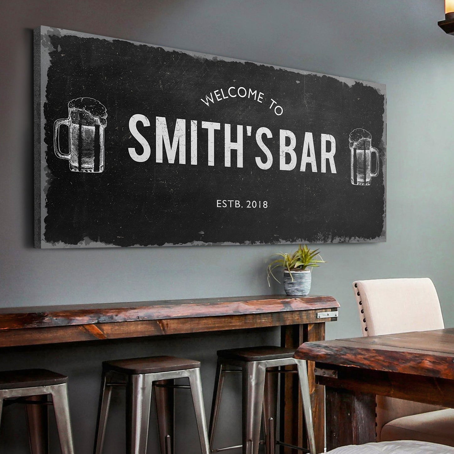 Bar Sign II Style 3 - Image by Tailored Canvases