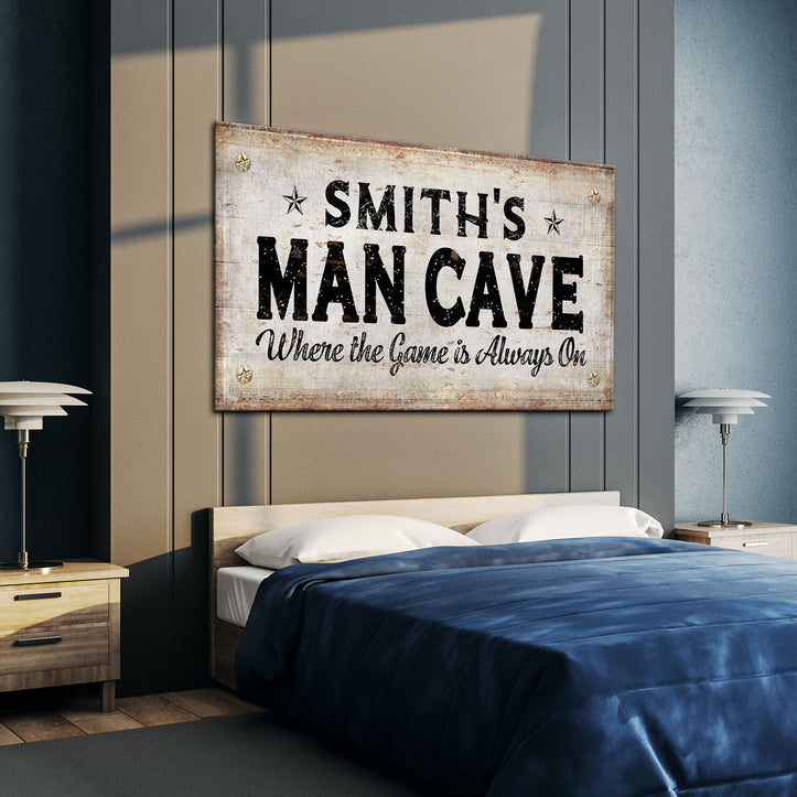 Basement Man Cave Themes by Tailored Canvases
