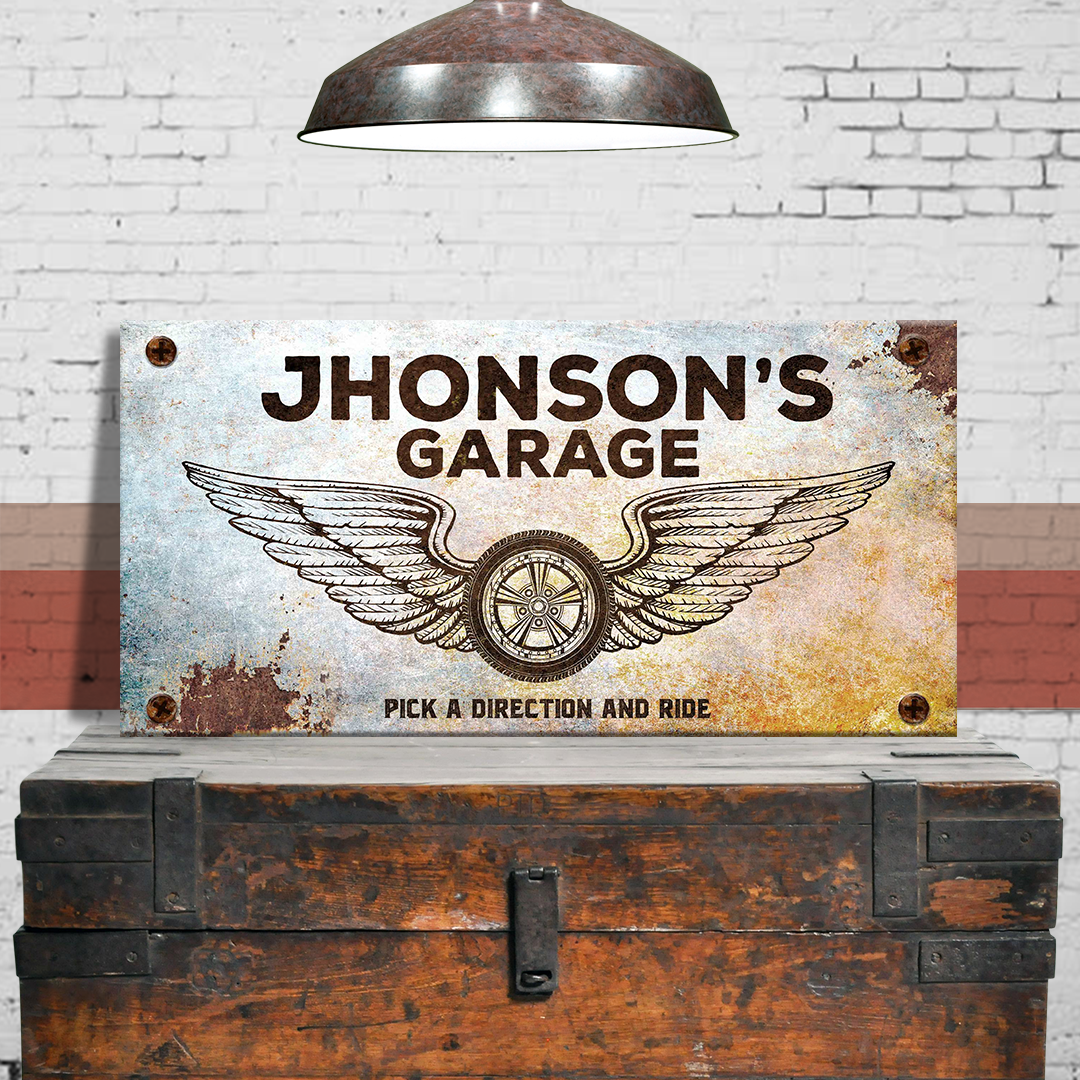 Garage Sign II Style 3 - Image by Tailored Canvases