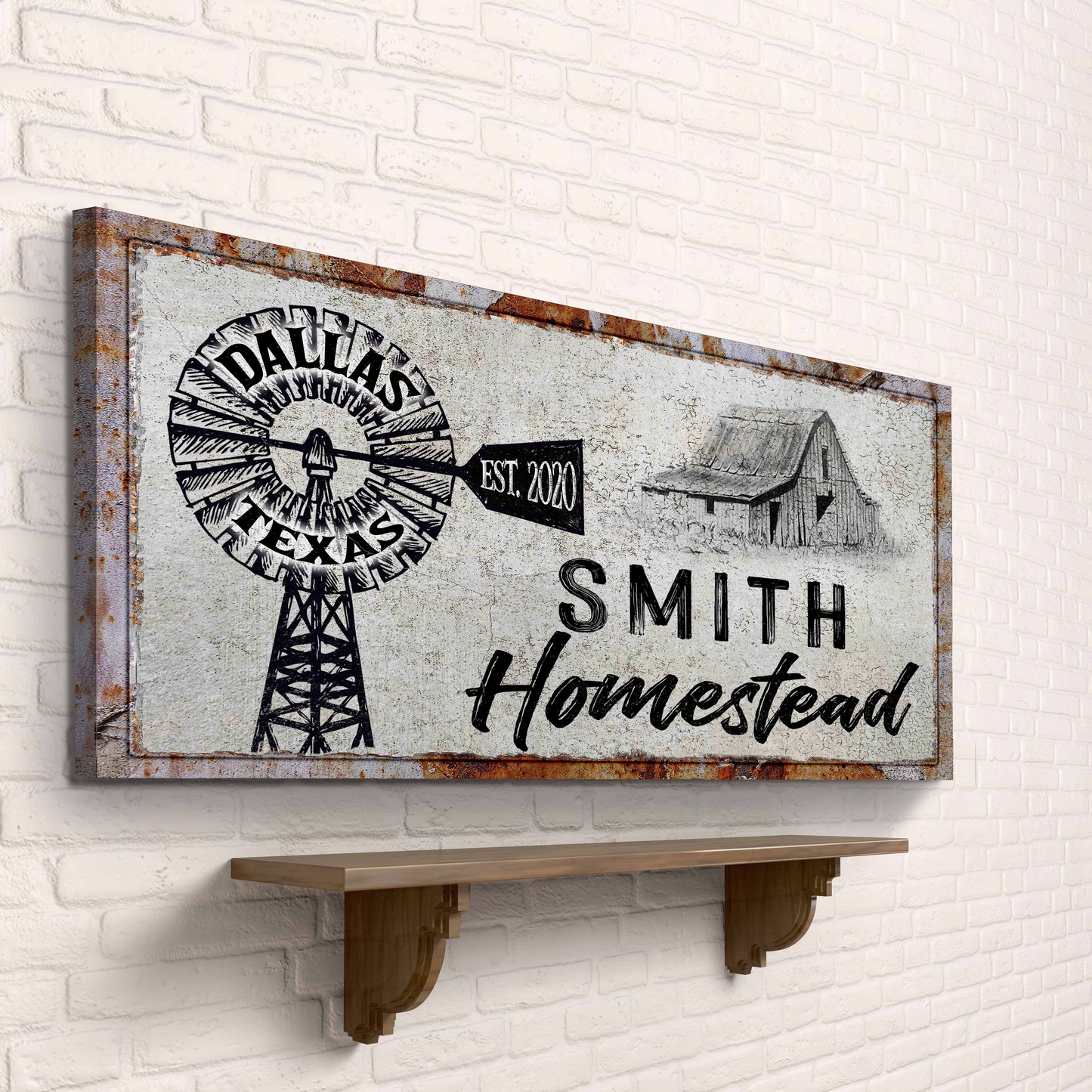 Homestead Sign II Style 1 - Image by Tailored Canvases