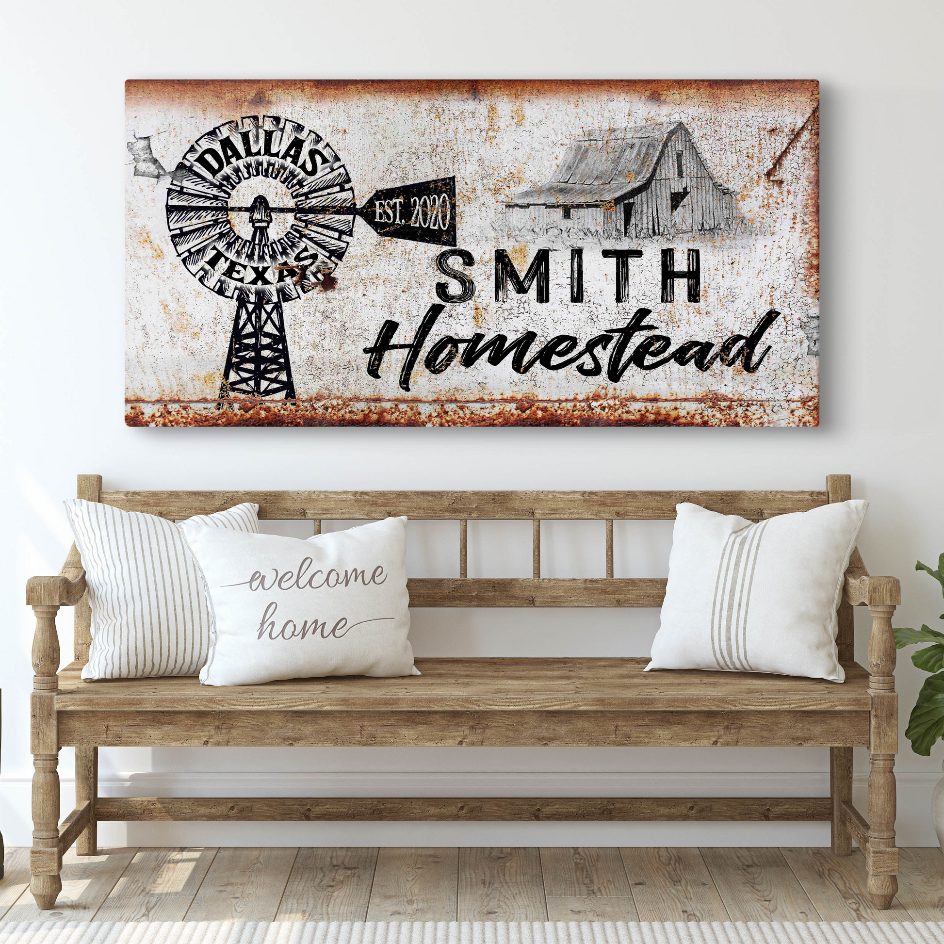 Homestead Sign II Style 3 - Image by Tailored Canvases