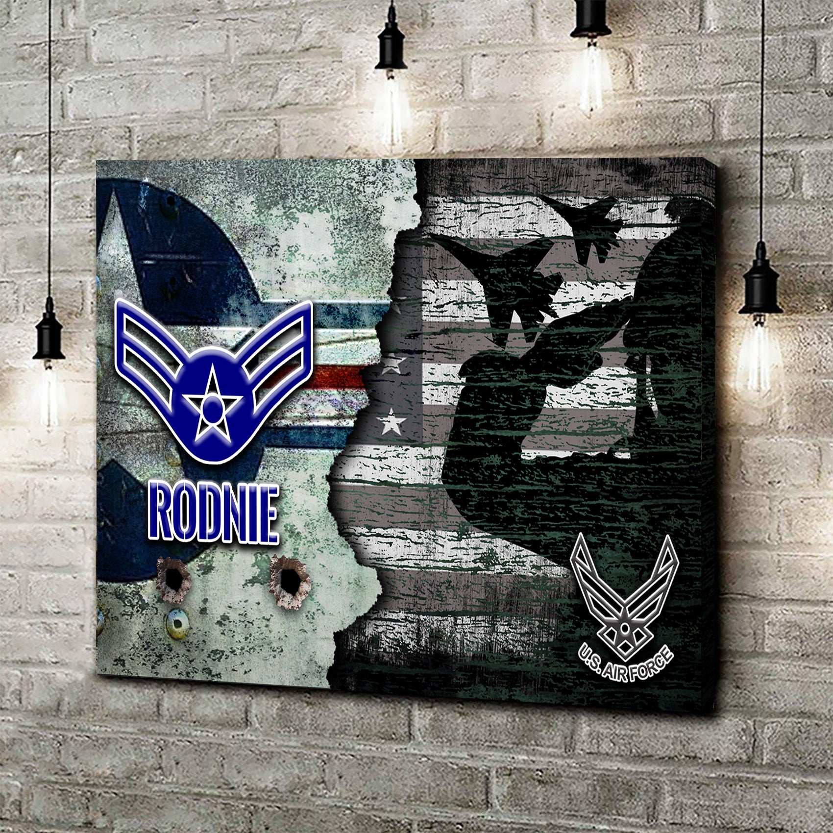 Veteran Sign Style 3 - Image by Tailored Canvases