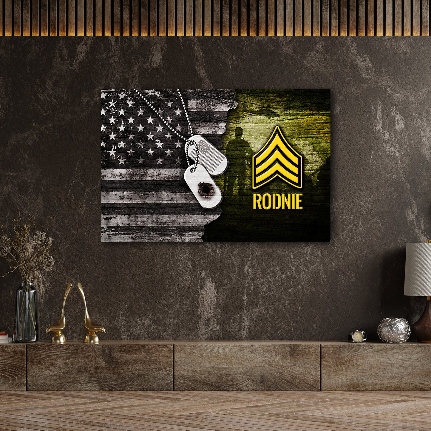 Veteran Sign Style 1 - Image by Tailored Canvases