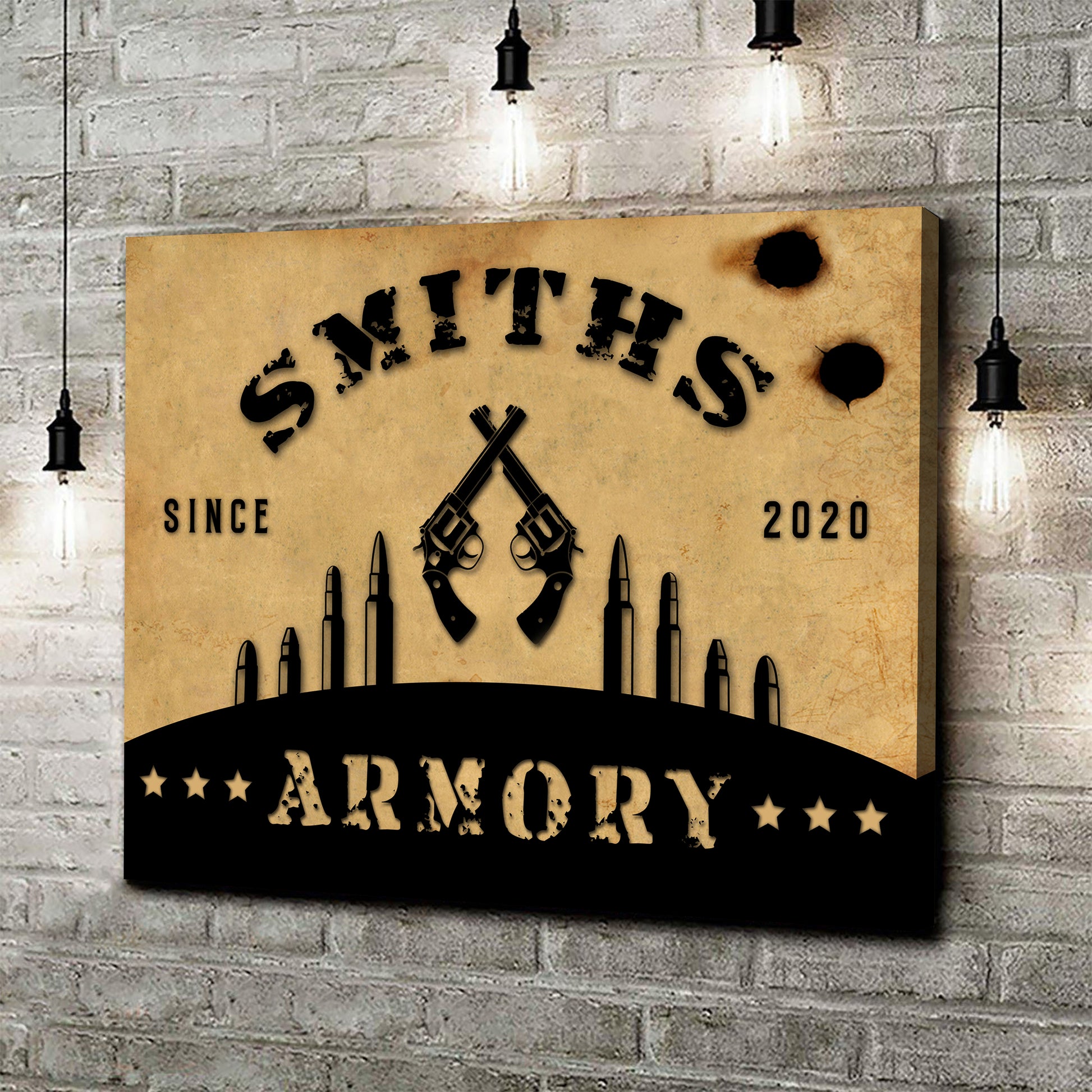 Armory Sign Style 1 - Image by Tailored Canvases