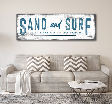 Sand And Surf Sign (Free Shipping)