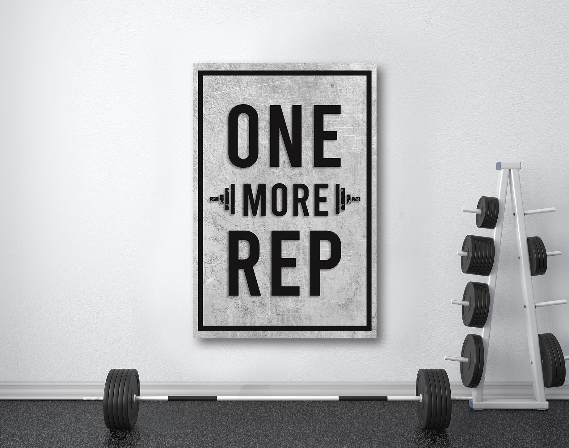 One More Rep Sign - Image by Tailored Canvases