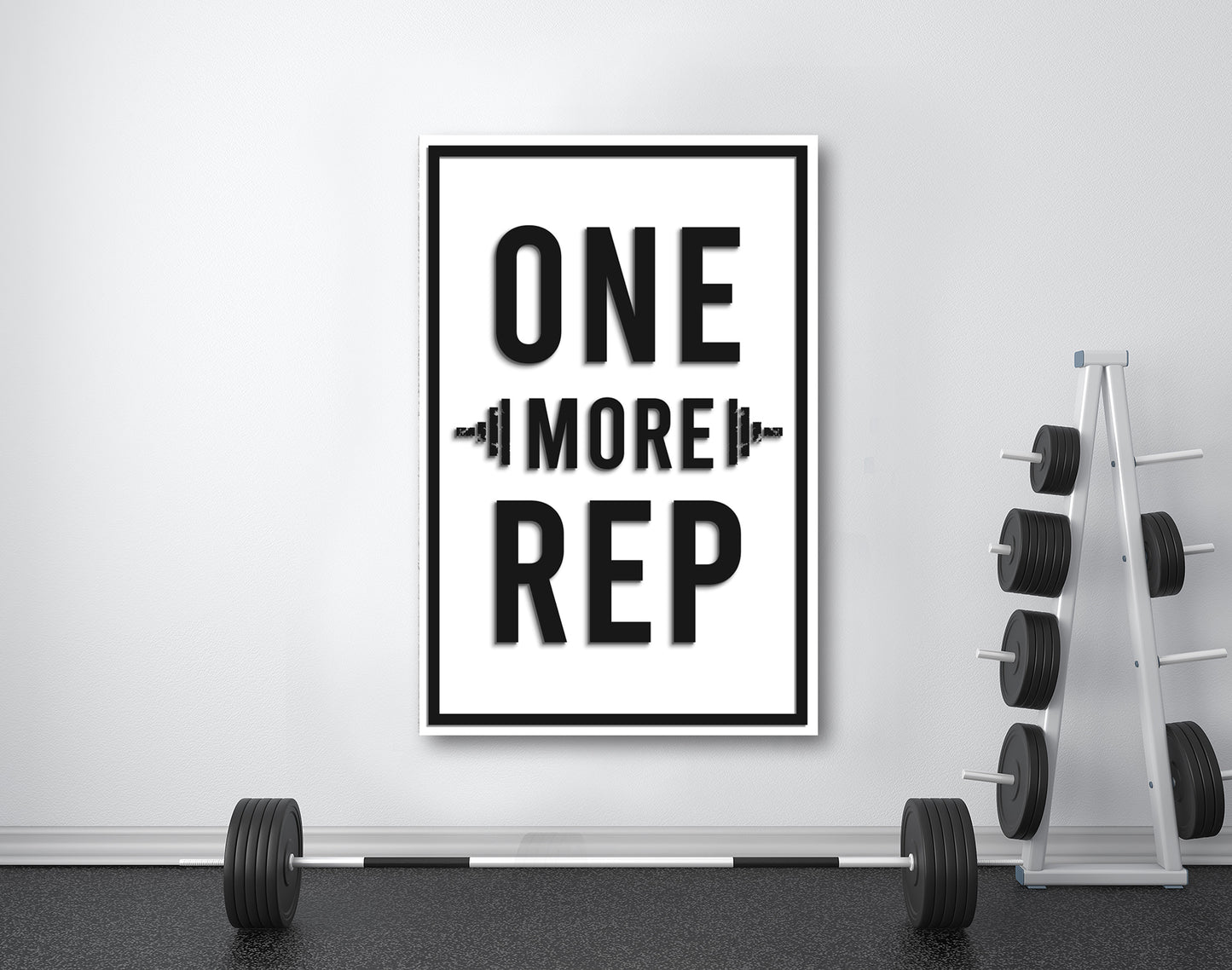 One More Rep Sign Style 3 - Image by Tailored Canvases