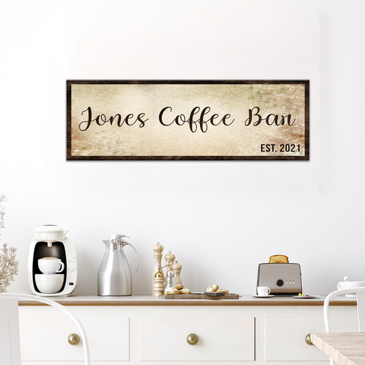 Coffee Bar Sign III - Image by Tailored Canvases