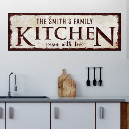 Family Kitchen Sign IV - Image by Tailored Canvases