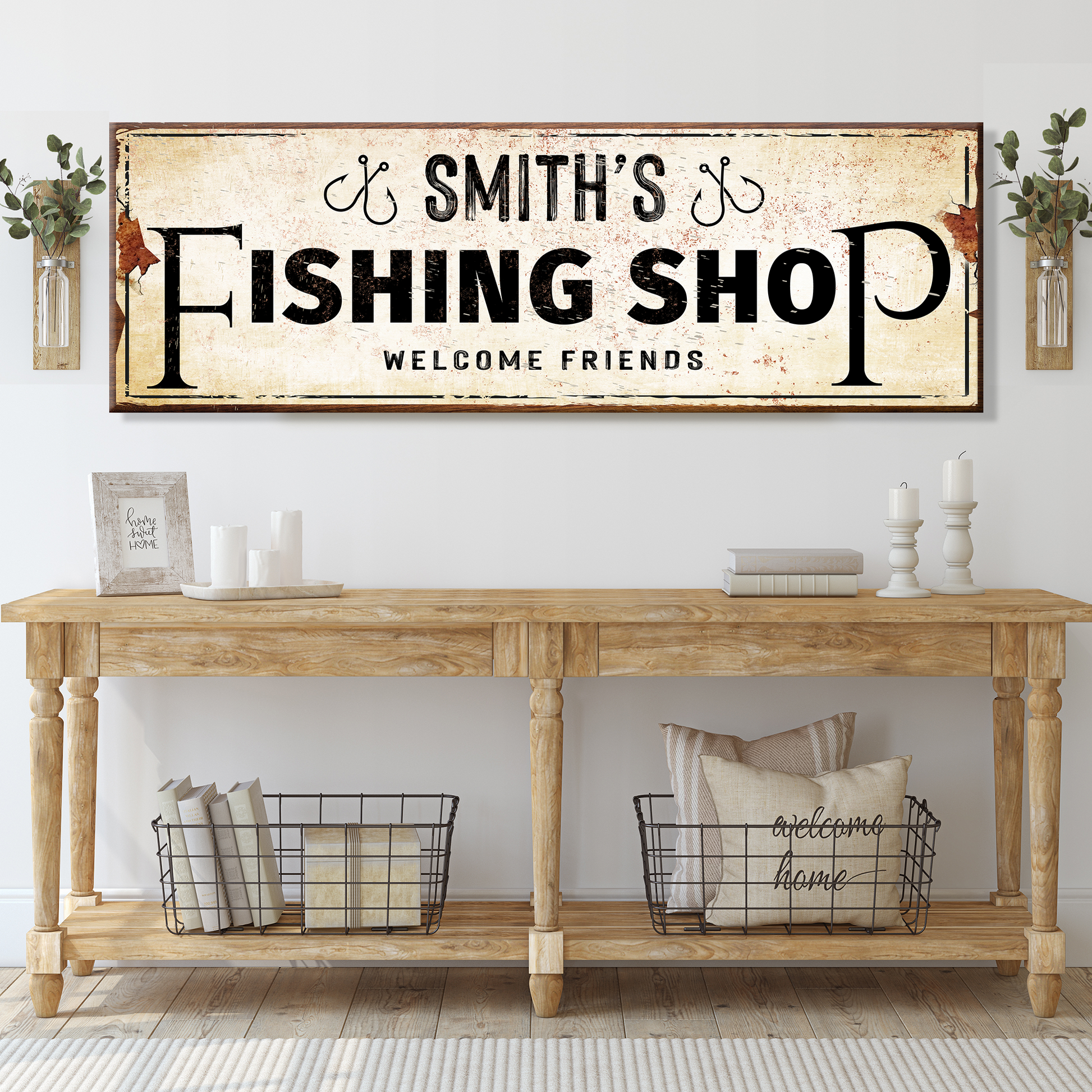 Fishing Shop Sign - Image by Tailored Canvases