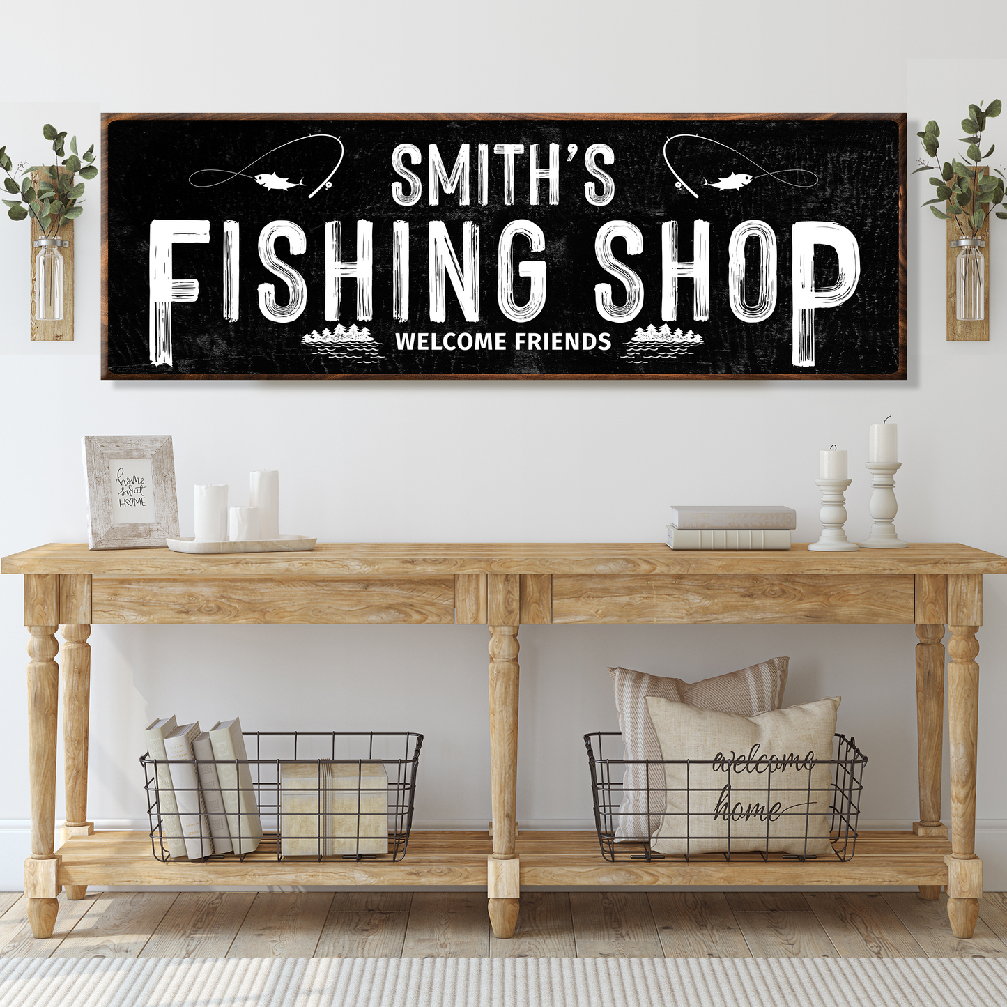 Fishing Shop Sign Style 3 - Image by Tailored Canvases
