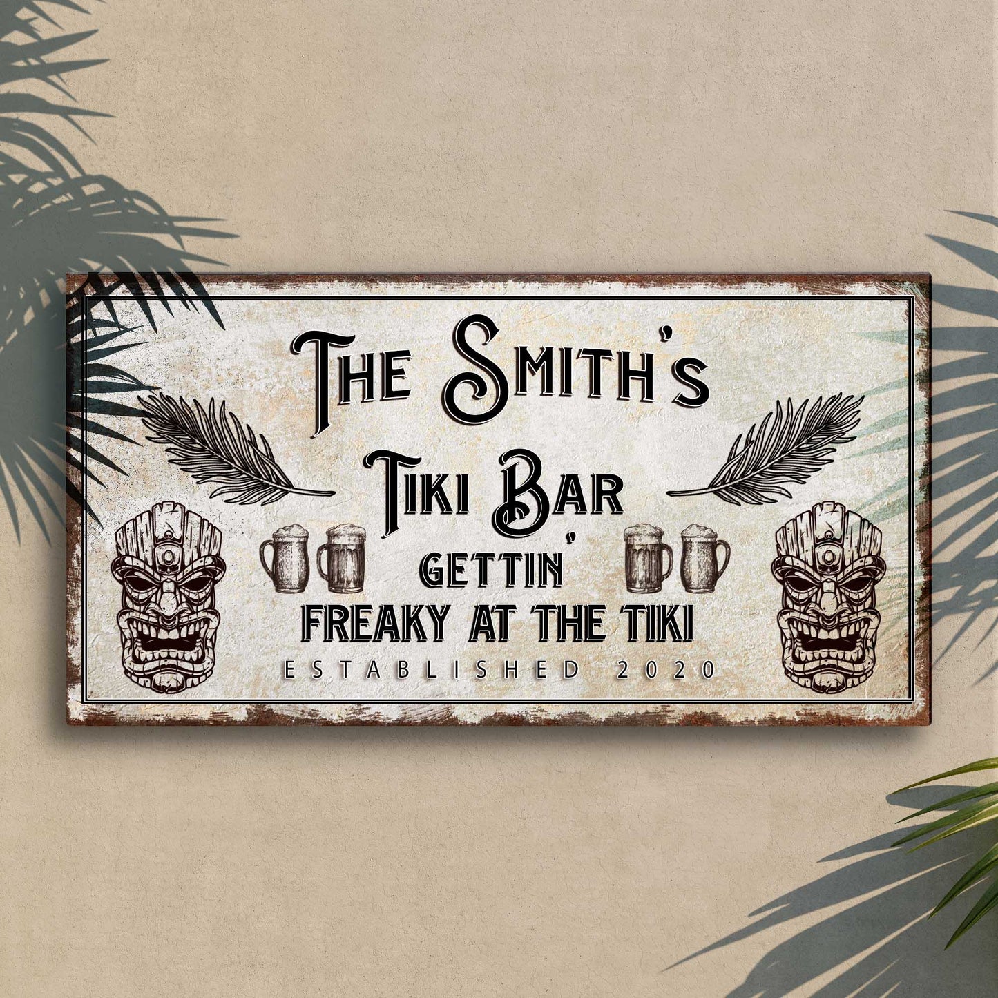 Tiki Bar Sign Style 2 - Image by Tailored Canvases