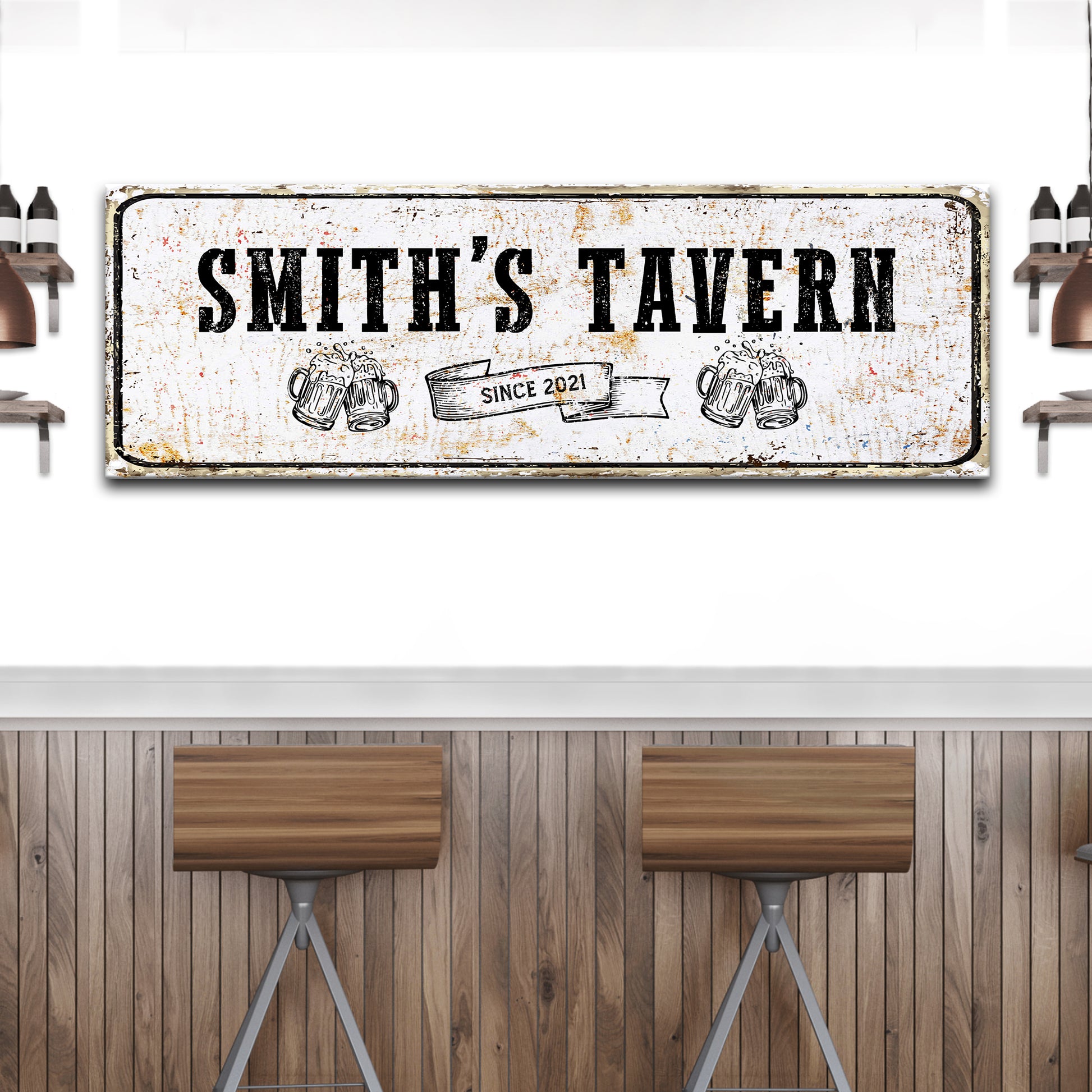 Family Tavern Sign II Style 2 - Image by Tailored Canvases