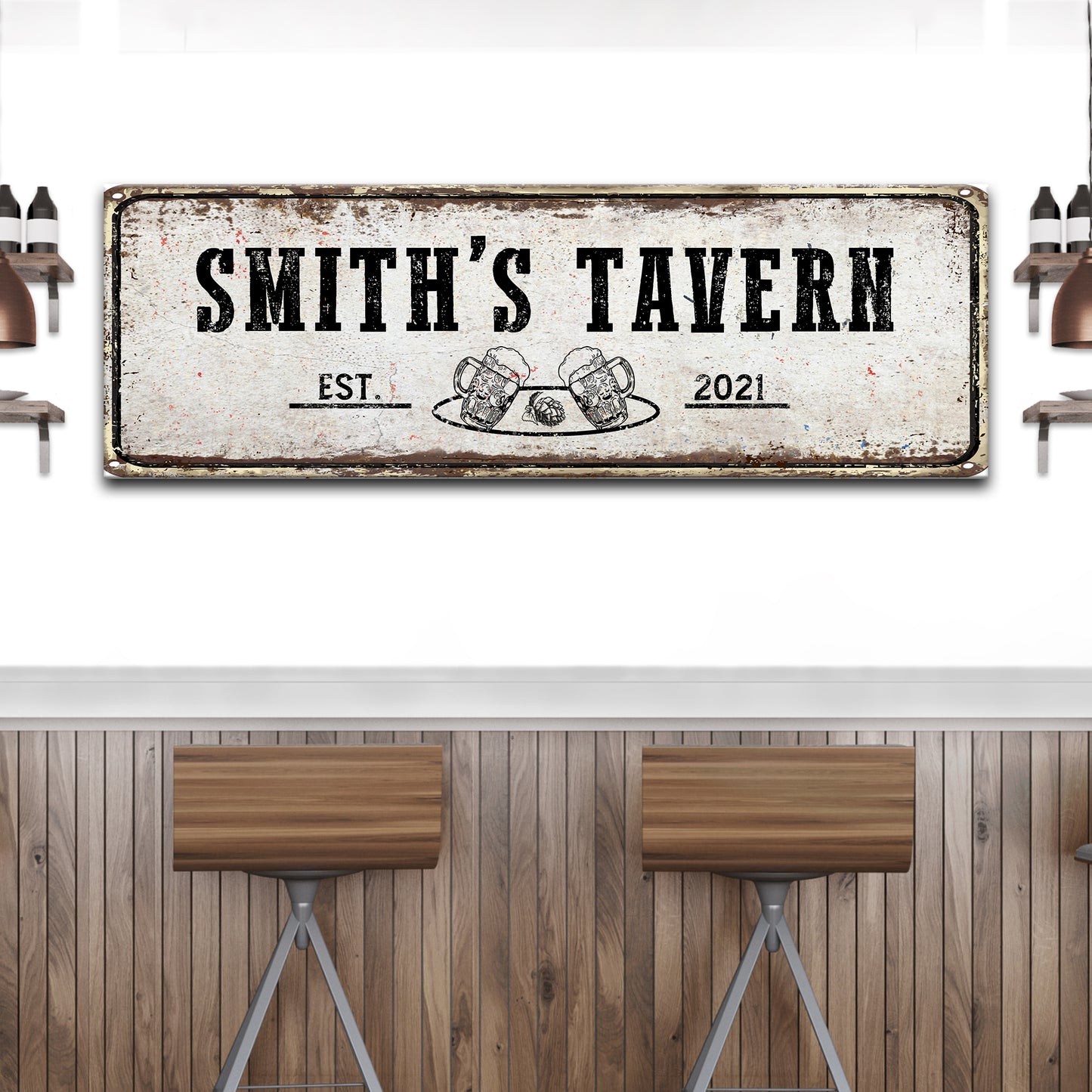 Family Tavern Sign II Style 3 - Image by Tailored Canvases