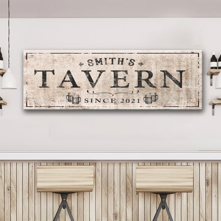 Family Tavern Sign - Image by Tailored Canvases