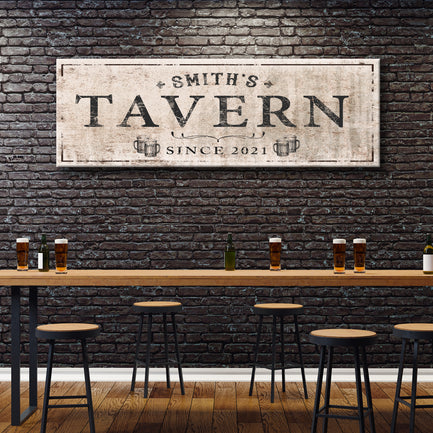 Family Tavern Sign - Image by Tailored Canvases