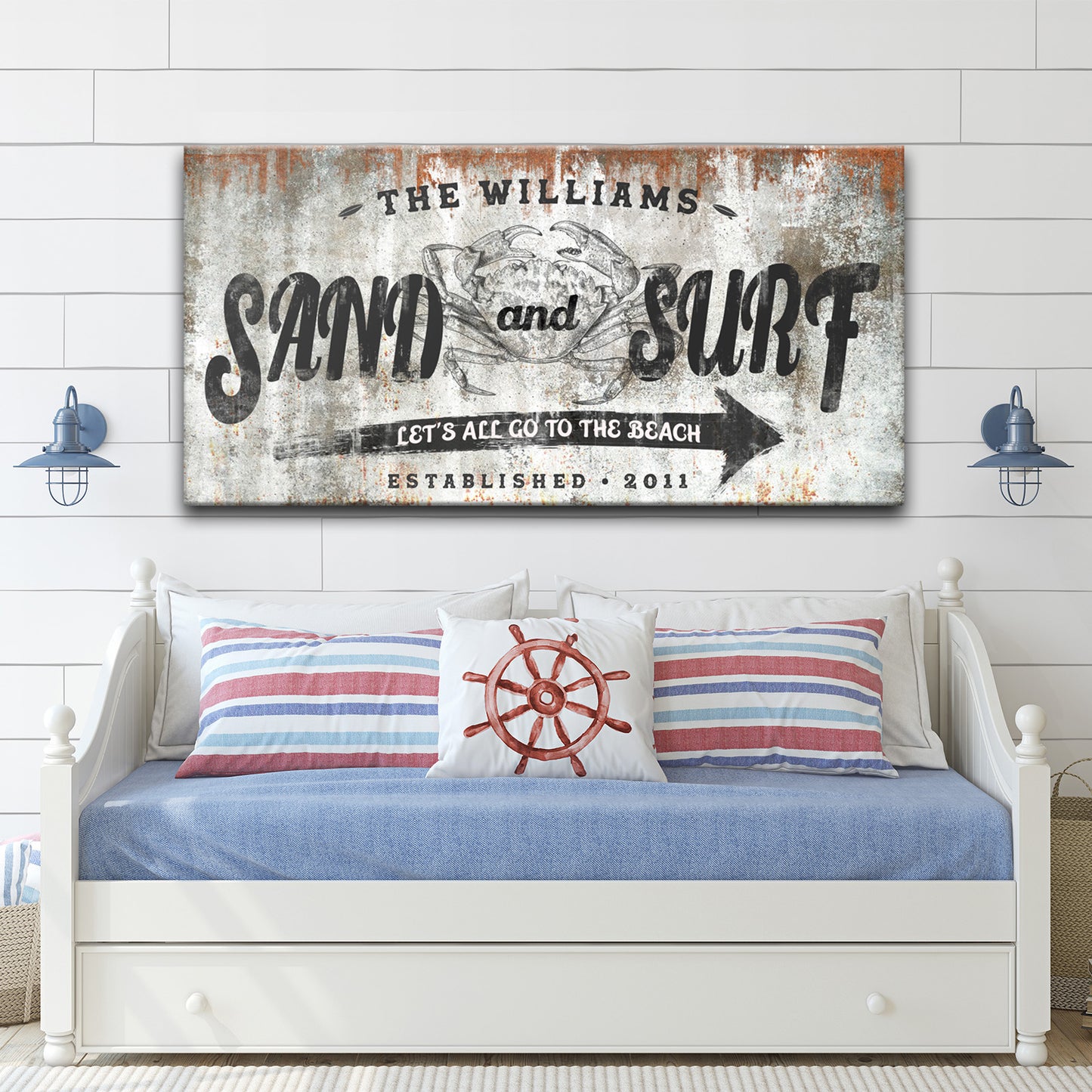 Sand and Surf Sign Style 3 - Image by Tailored Canvases