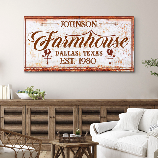 Farmhouse Sign III - Image by Tailored Canvases
