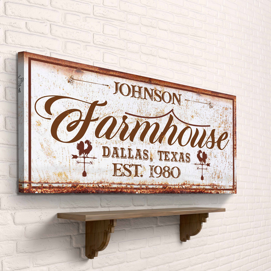 Farmhouse Sign III - Image by Tailored Canvases