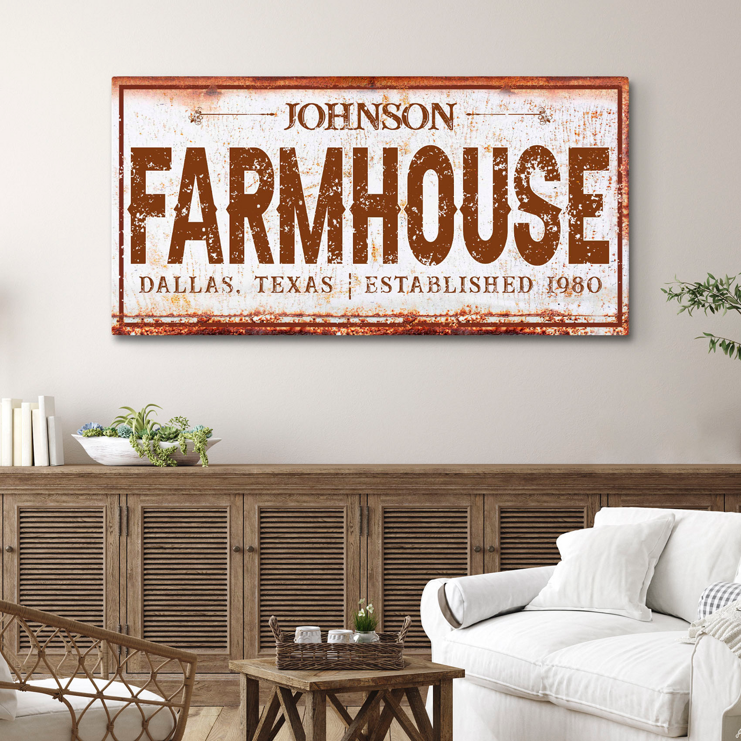 Farmhouse Sign III Style 3 - Image by Tailored Canvases