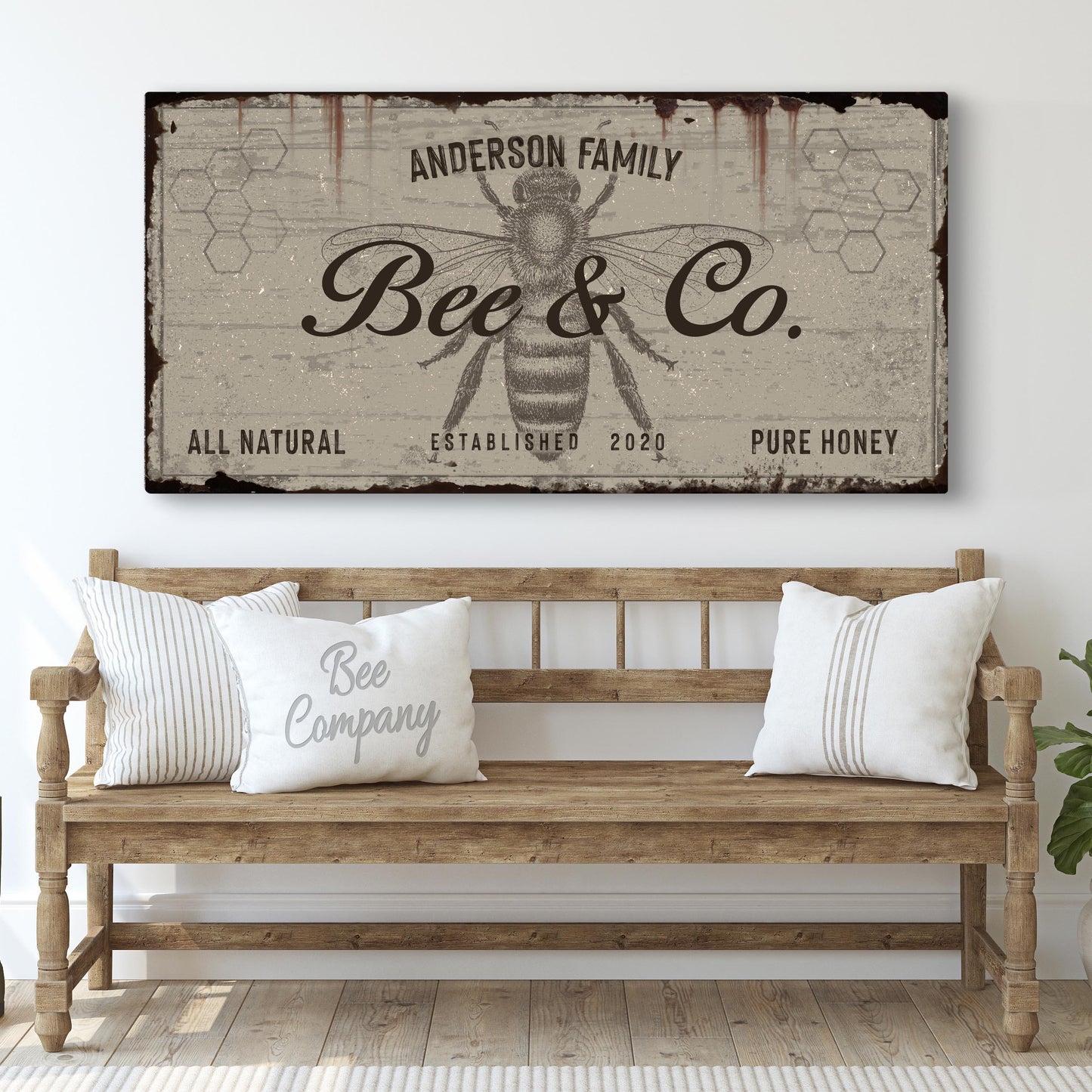 Bee and Co Style 3 - Image by Tailored Canvases 