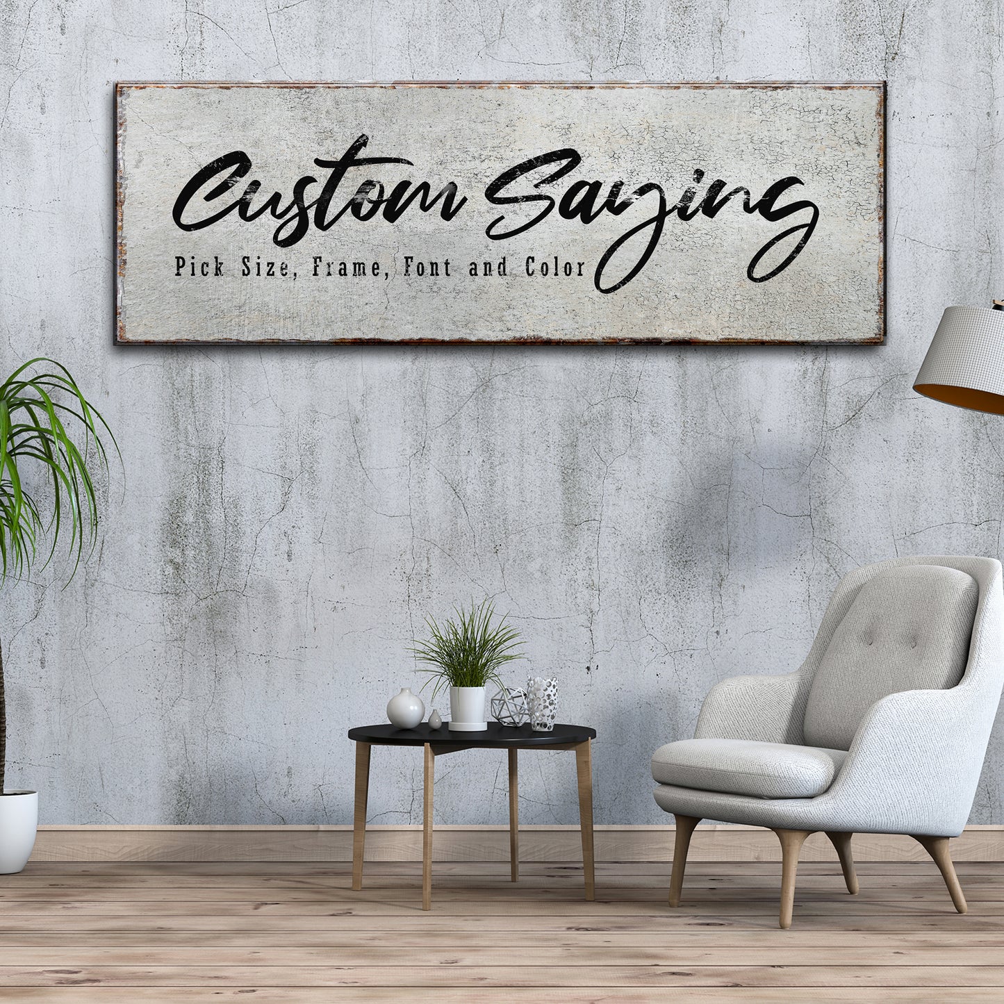 Custom Saying Sign - Image by Tailored Canvases