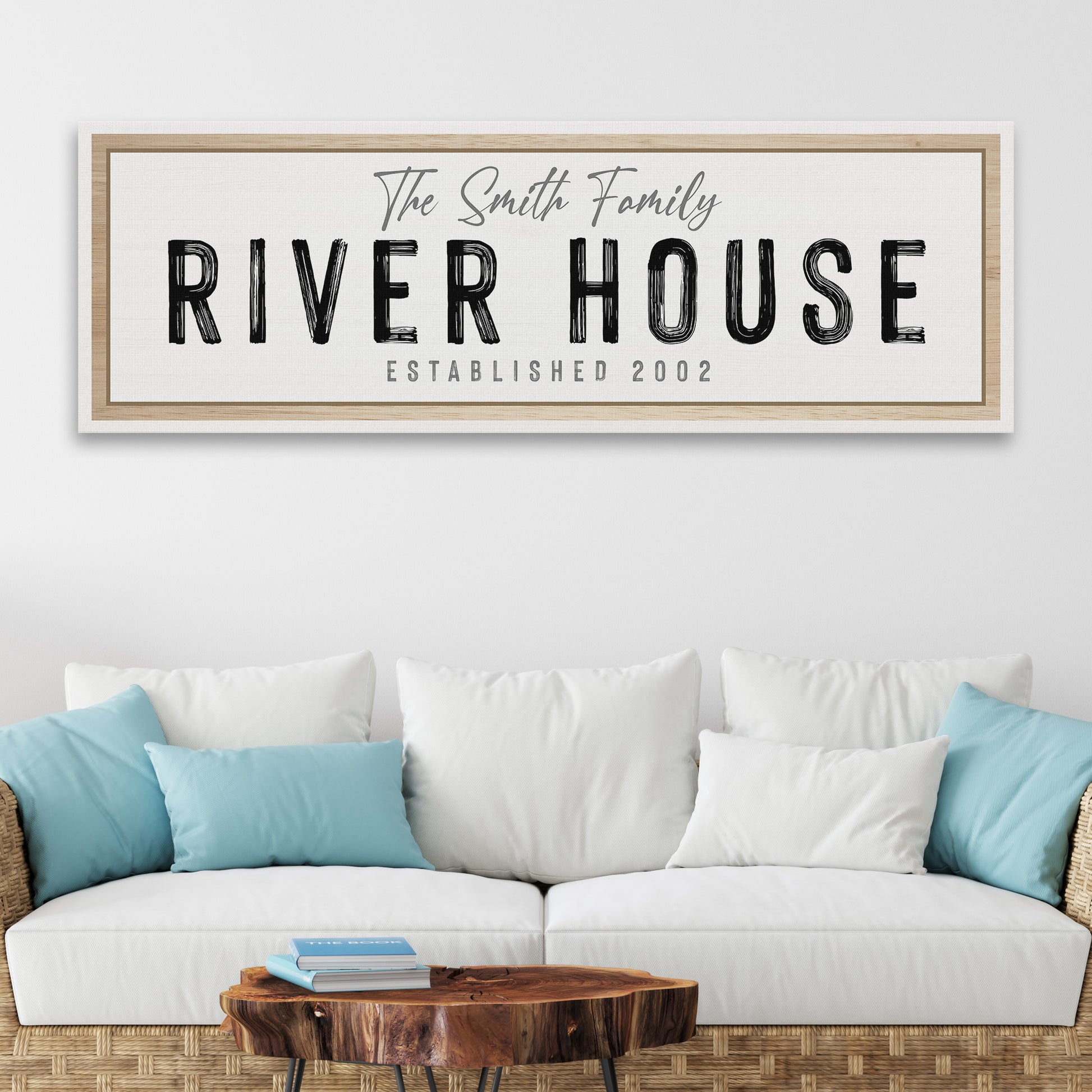 River House Sign Style 1 - Image by Tailored Canvases