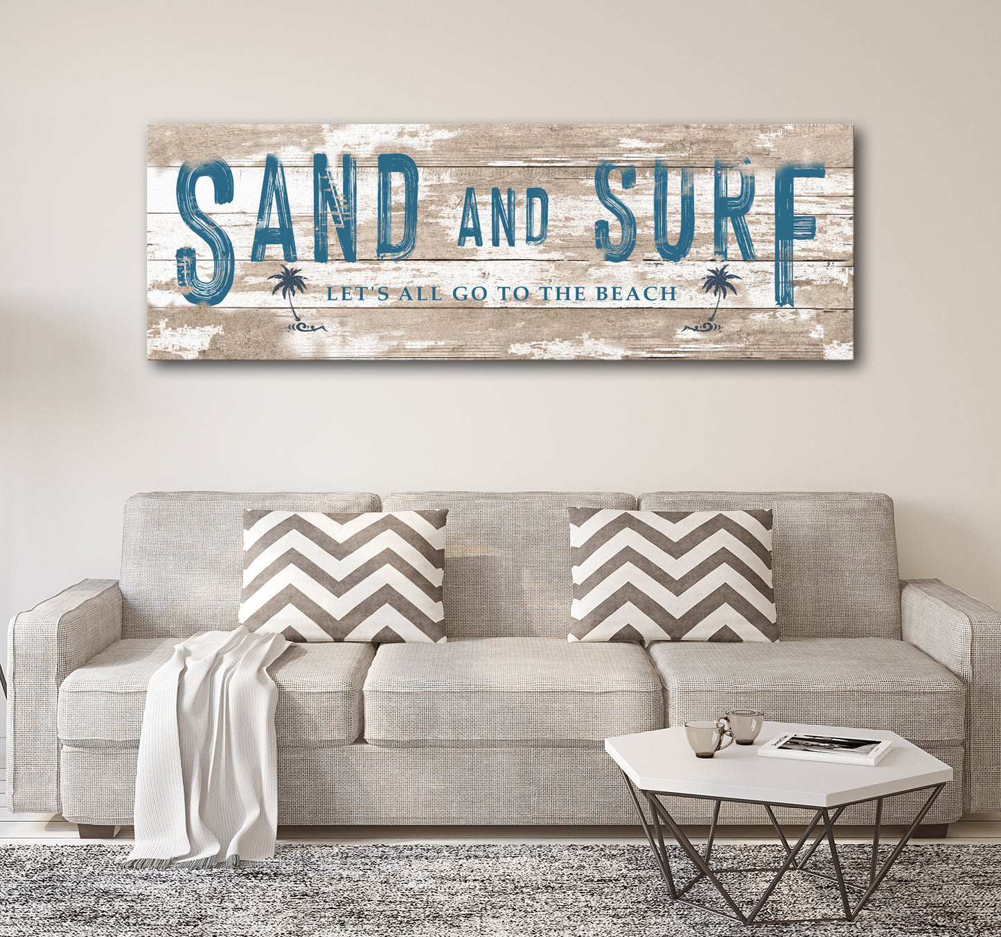 Sand and Surf Sign Style 3 - Image by Tailored Canvases