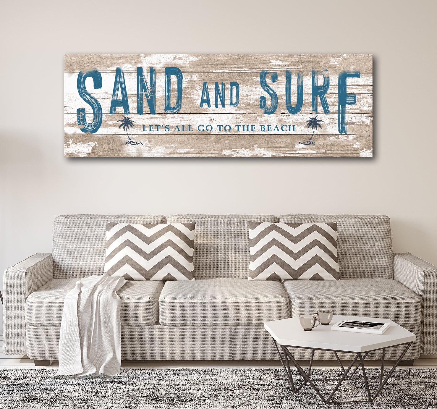 Sand and Surf Sign Style 3 - Image by Tailored Canvases