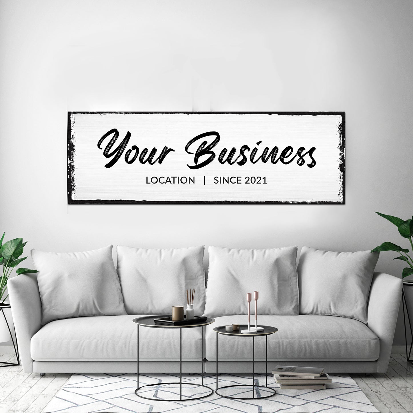 Your Business Location Sign Style 1 - Image by Tailored Canvases