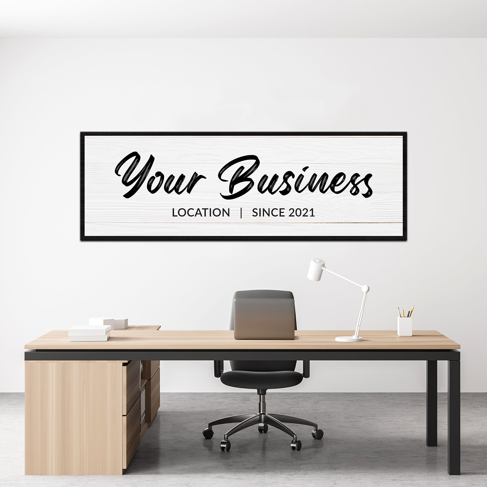 Your Business Location Sign Style 2 - Image by Tailored Canvases