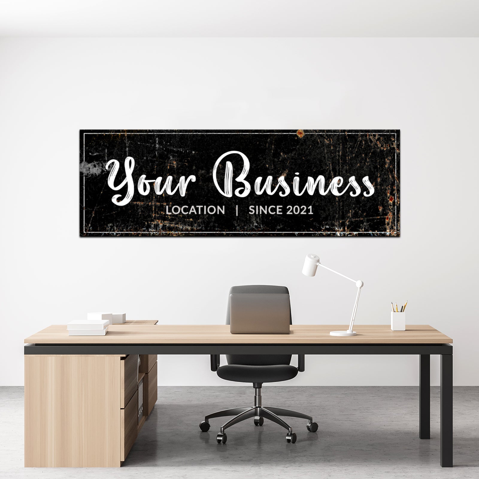 Your Business Location Sign II Style 2 - Image by Tailored Canvases