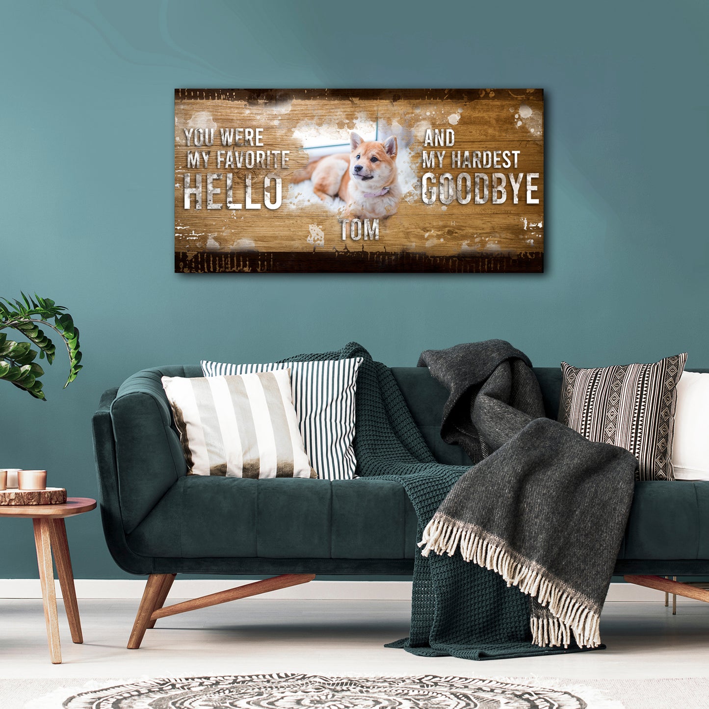 Remembering Your Pet Sign Style 1 - Image by Tailored Canvases