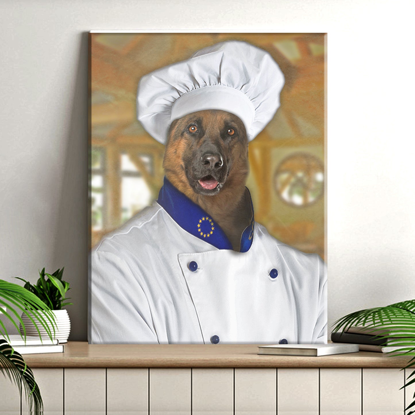 Pet Chef Portrait -Belgian Malinois Sign