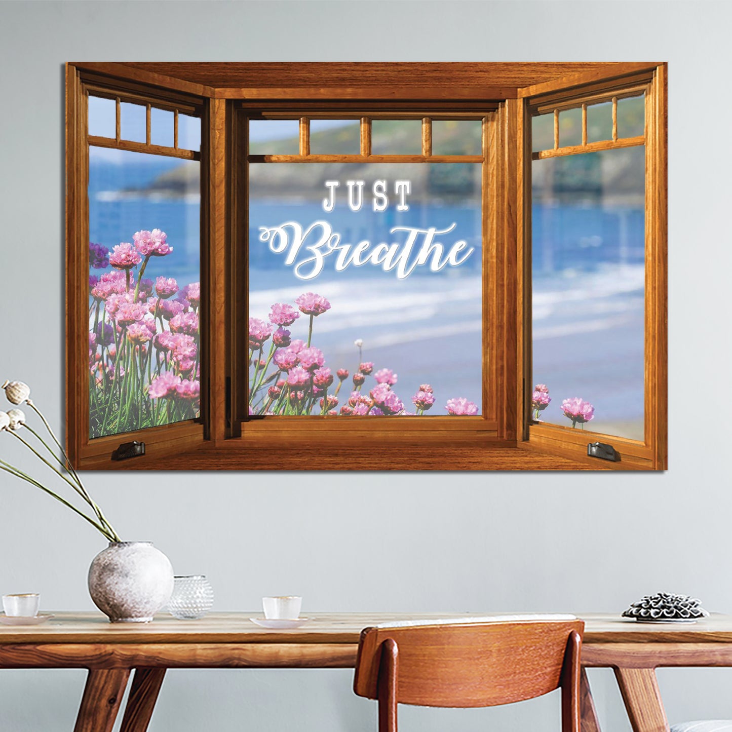 Just Breathe Sign V - Image by Tailored Canvases